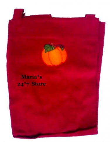 Williams Sonoma Pumpkin Burgundy Apron Kids Pottery Barn