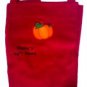 Williams Sonoma Pumpkin Burgundy Apron Kids Pottery Barn