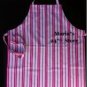 Williams Sonoma Fuchsia Stripe Adult Apron Pottery Barn