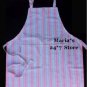 Williams Sonoma Pink Green Stripe Adult Apron Pottery Barn