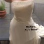 NEW Bari Jay Evening Chiffon Beaded Dress Formal Women's Sz 10 $215