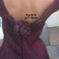 NEW Fiesta Evening Burgundy Chiffon Dress Formal Women's Sz Lg $120.