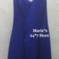 NEW W Too Evening Royal Blue Dress Satin Halter Formal Women's Sz 14 $190.