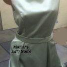 W Too Evening Dress Mint Formal Satin Feel Women's Sz 10 $205