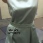W Too Evening Dress Mint Formal Satin Feel Women's Sz 10 $205