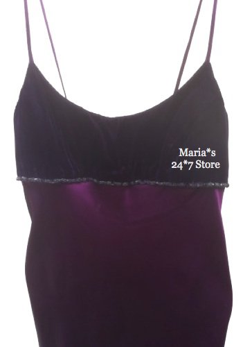 NEW Alfred Angelo Evening Velvet Satin Dress Formal Women's Sz 5/6 $188