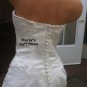 Eden Bridal Wedding Dress Gown Spaghetti Straps Women's Sz 6