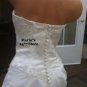 Eden Bridal Wedding Dress Gown Spaghetti Straps Women's Sz 6