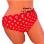 Tommy Hilfiger Red Bikini Swim Suit Bottom Women's Sz 10