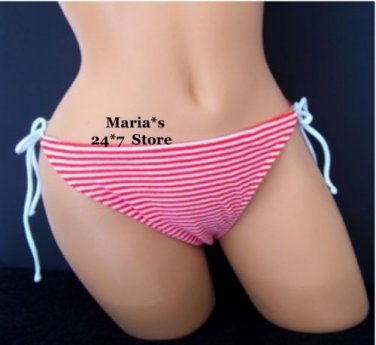 Tommy Hilfiger Red Bikini Swim Suit Bottom Women's Sz L