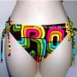 ROXY Brown Logo Bikini Swim Suit Bottom Women's Sz Sm