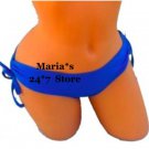 Kushcush Blue Bikini Swim Suit Bottom Women's Sz M