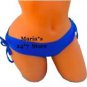 Kushcush Blue Bikini Swim Suit Bottom Women's Sz M