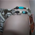 Maia Beaded Bikini Swim Suit Bottom Women's Sz Petit Sm