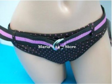 Maia Bikini Coco & Pink Dots Swim Suit Bottom Women's Lg