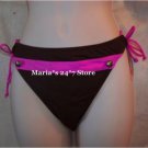 Maia Bikini Coco & Pink Swim Suit Bottom Women's Sz XL