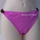 Maia Pink Brown Bikini Swim Suit Women's Bottom Sz XL
