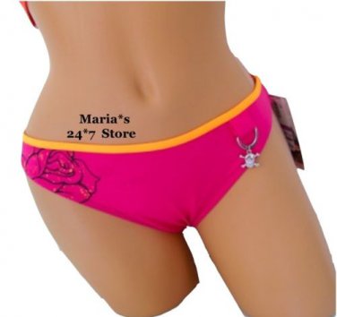 Maia Fuchsia Bikini Swim Suit Bottom Women's Sz Lg