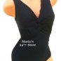 Great Lengths Knotted SWIMSUIT 1 Piece Black Women's Sz 10