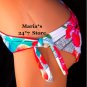 Athena Multi Floral Bikini Swim Suit Bottom Women's 14