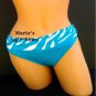 Athena Blue Bikini Swim Suit Bottom Women's Sz 8