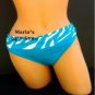 Athena Blue Bikini Swim Suit Bottom Women's Sz 8
