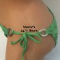 Rampage Green Bikini Bottom Swim Suit Women's Med