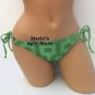 Rampage Green Bikini Bottom Swim Suit Women's Med