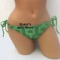 Rampage Green Bikini Bottom Swim Suit Women's Med