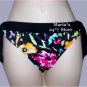 Hurley Bikini Multi Floral Bottom Swim Suit Women's Sz Med