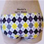 Local Motion Plaid Bikini Swim Suit Bottom Women's Med