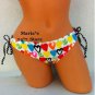 Local Motion Heart Bikini Swim Suit Bottom Women's Lg
