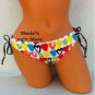 Local Motion Heart Bikini Swim Suit Bottom Women's Lg