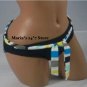 JAG Bikini Black Multi Belt Swim Suit Bottom Womens XL