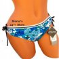 JAG Blue Floral Bikini Bottom Swim Suit Women's Sm