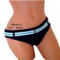JAG Navy Green Bikini Swim Suit Womens Bottom Sz Lg