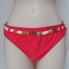 W Swim Bright Orange Bikini Suit Bottom Women's Sz Sm