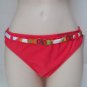 W Swim Bright Orange Bikini Suit Bottom Women's Sz Sm