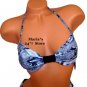 Kenneth Cole Halter Snake Bikini Swim Suit Top Women's Sm