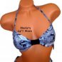 Kenneth Cole Halter Snake Bikini Swim Suit Top Women's Sm