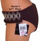 La Blanca Brown Bikini Bottom Swim Suit Women's Sz 14