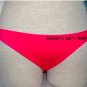 La Blanca Red Bikini Bottom Swim Suit Women's Sz 12