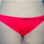 La Blanca Red Bikini Bottom Swim Suit Women's Sz 12