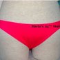 La Blanca Red Bikini Bottom Swim Suit Women's Sz 12