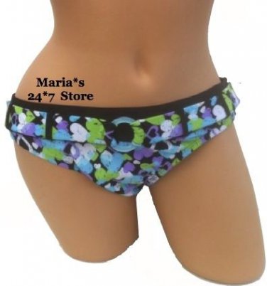 Beach Scene Bikini Swim Suit Bottom Women's Sz Lg
