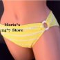 Ralph Lauren Yellow Bikini Bottom Swim Suit Women's Sz 14