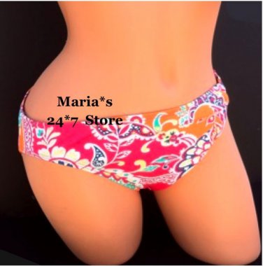 Ralph Lauren Fuchsia Bikini Bottom Swim Suit Women's Sz 12
