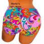 Be Creative Floral Bikini Swim Suit Women's Bottom Sm