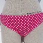 Guess Red & White Dot Bikini Bottom Swim Suit Women's Sz Lg