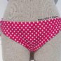 Guess Red & White Dot Bikini Bottom Swim Suit Women's Sz Lg